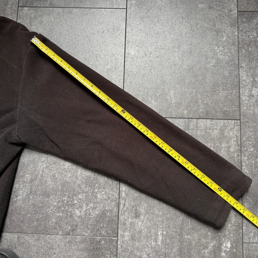 The North Face Mens XL Gray Full Zip Fleece Jacket Mock Neck Logo